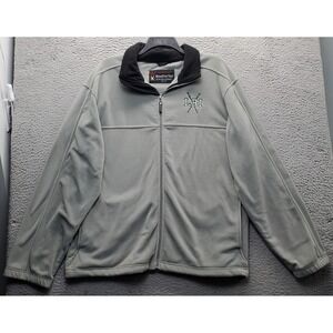 Long Beach Island Beacon Point Weather Tex Jacket Mens XXL Green Fleece Full Zip